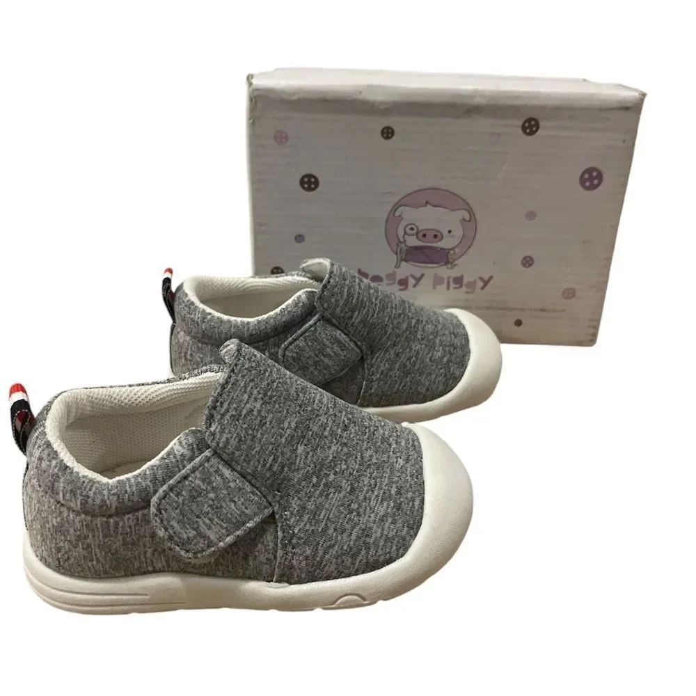 Peggy Piggy Baby Sneakers In Gray